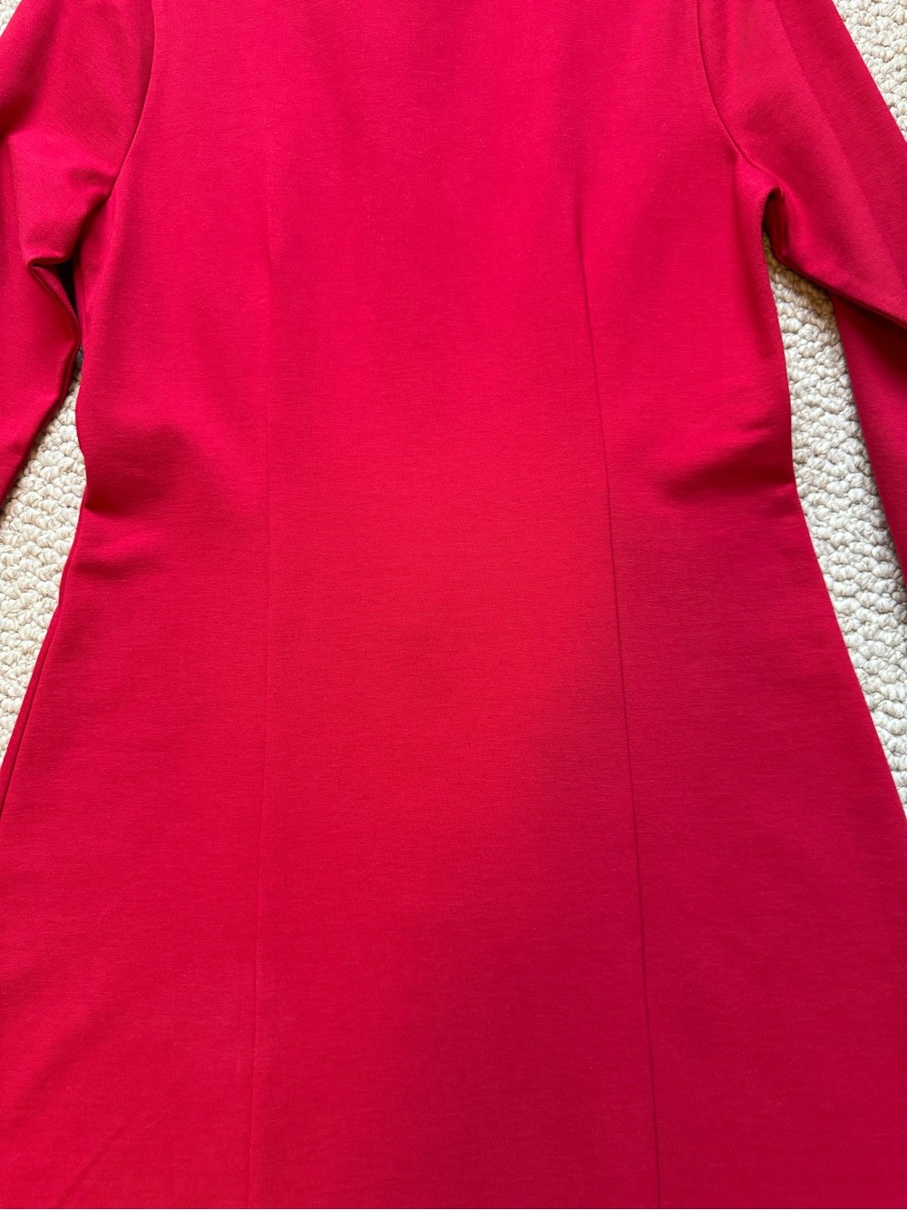 J. Crew Red Ponte Shift Dress - Picture 6 of 9